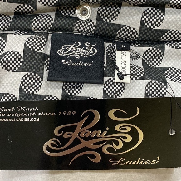 KARL Kani Ladies Y2k Vintage Vest with detachable hoodie NWT - Picture 9 of 13